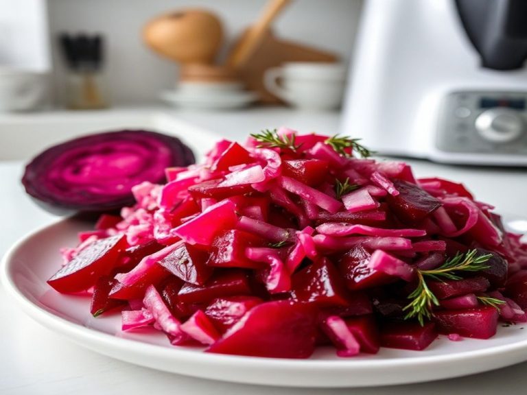 Beetroot y Col Rizada en Sauerkraut